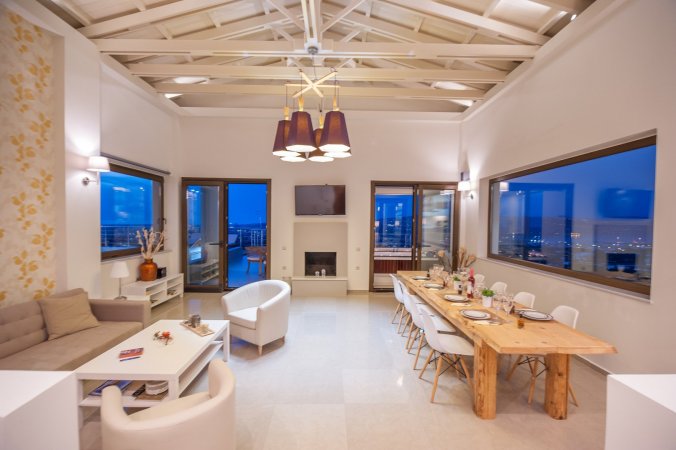 Villa Kedria with private heated pool and panoramic ocean view — photo 3