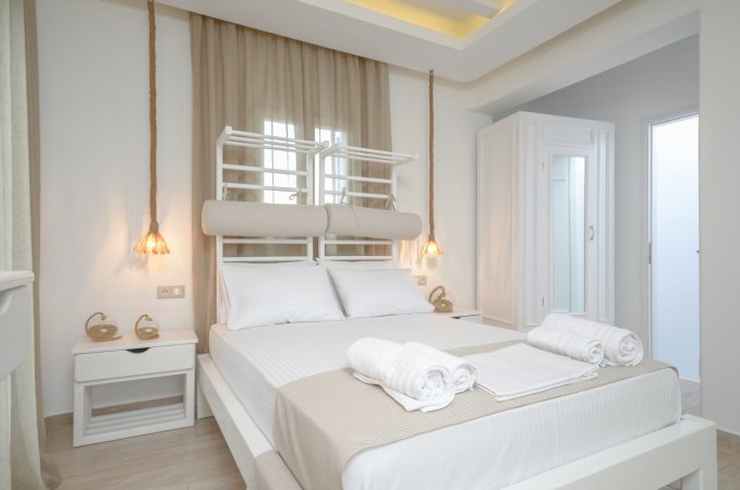 Luxury villa with pool at Plaka beach Naxos — φωτογραφία 6