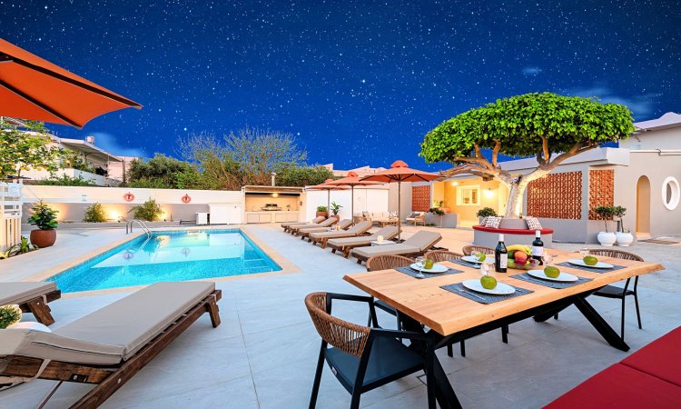 Kavros Pleasure Villa Heated Pool