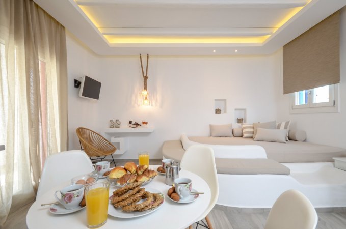 Luxury villa with pool at Plaka beach Naxos — φωτογραφία 5