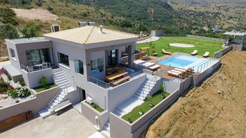 Villa Kedria with private heated pool and panoramic ocean view — photo 2